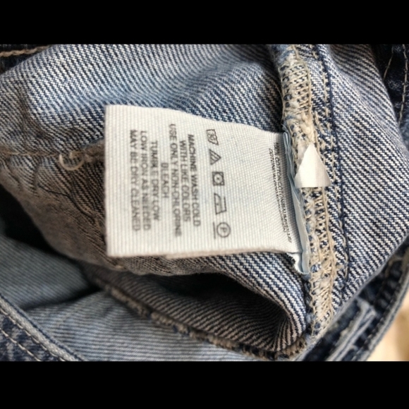 Womens We the Free Colette button down wide flare, high waist jean 31 - Picture 8 of 9